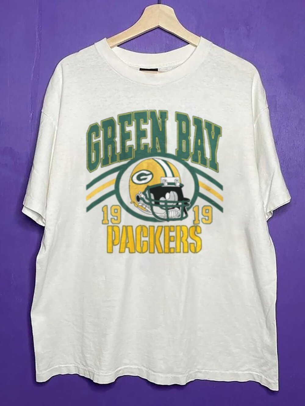 Vintage Green Bay Packers Football Shirt, Retro NFL Green Bay Packers Shirt Tee